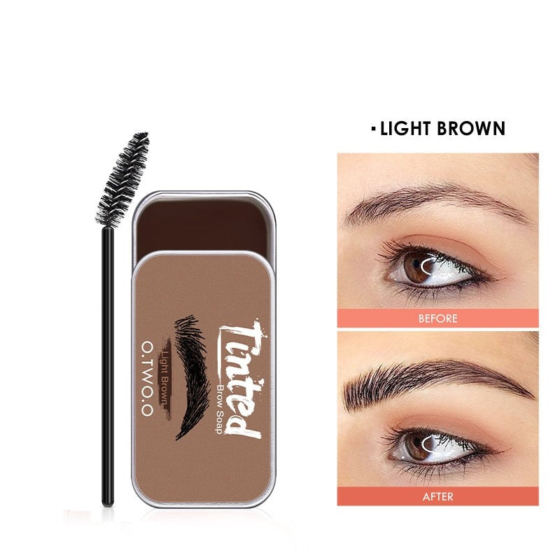 Eyebrow Soap Pigment Brow Gel With Brush 4 Colors - Chic Beauty Stores