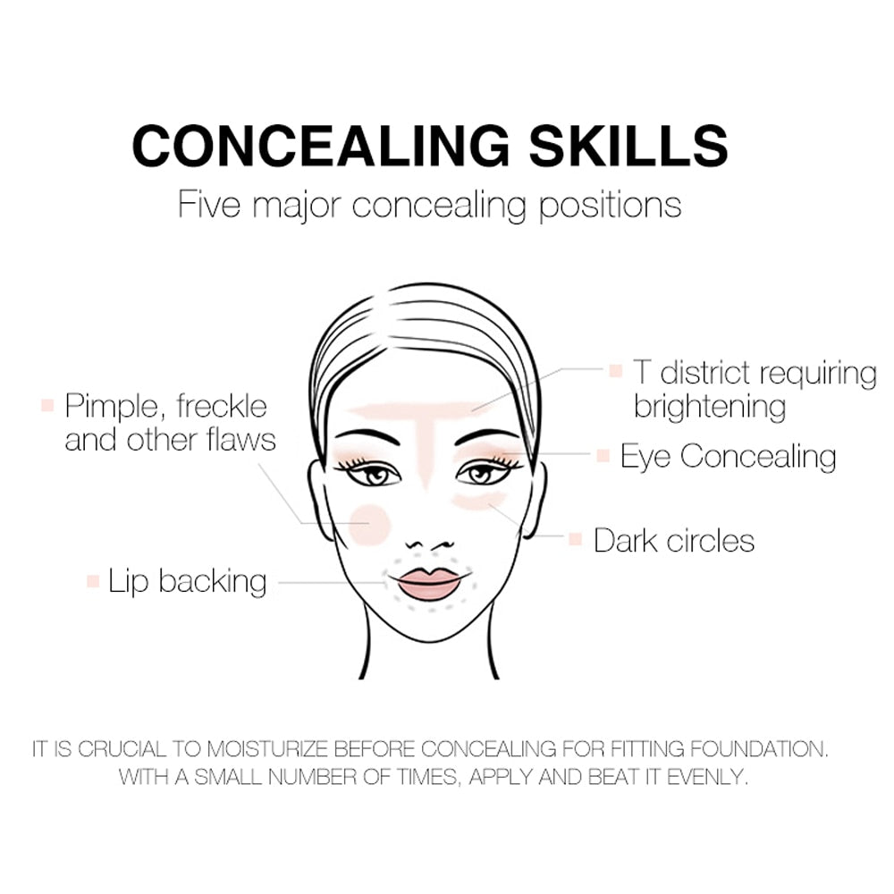 Face Concealer Makeup HD Photogenic. - Chic Beauty Stores