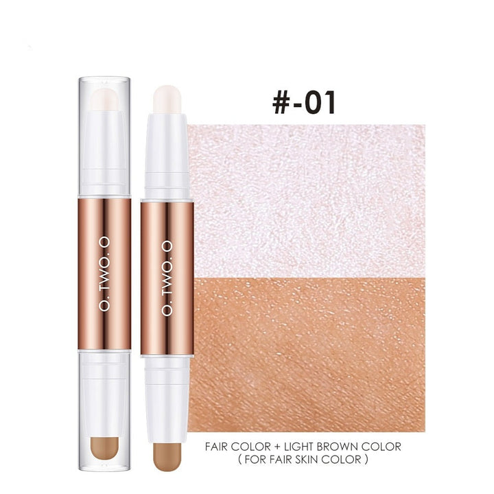 DOUBLE Contour Stick Double Head Contour Pen Waterproof Matte - Chic Beauty Stores