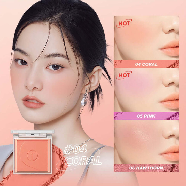 Blush Makeup Palette 6 Colors Mineral Powder
