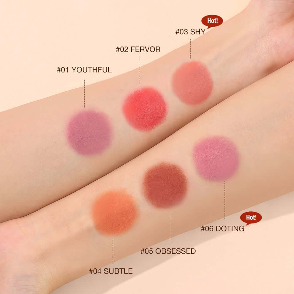 Blush Stick Cream Blusher 6 Colors Waterproof Long-lasting Lip - Chic Beauty Stores