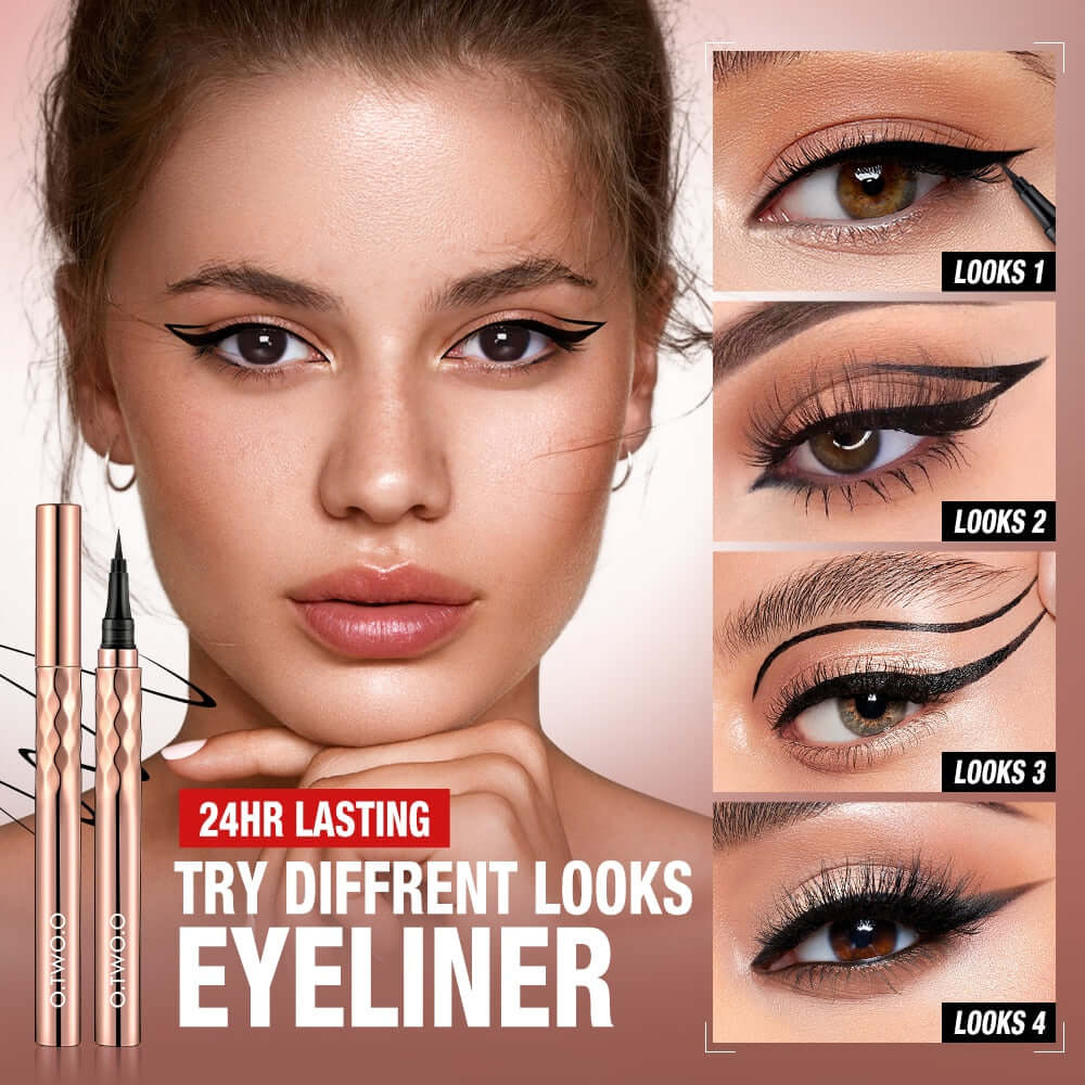 6pcs Makeup Kit 2 in 1 Lipstick Eyebrow Pencil Black Eyeliner 4d Fiber Mascara Full Professional Makeup Set - Chic Beauty Stores