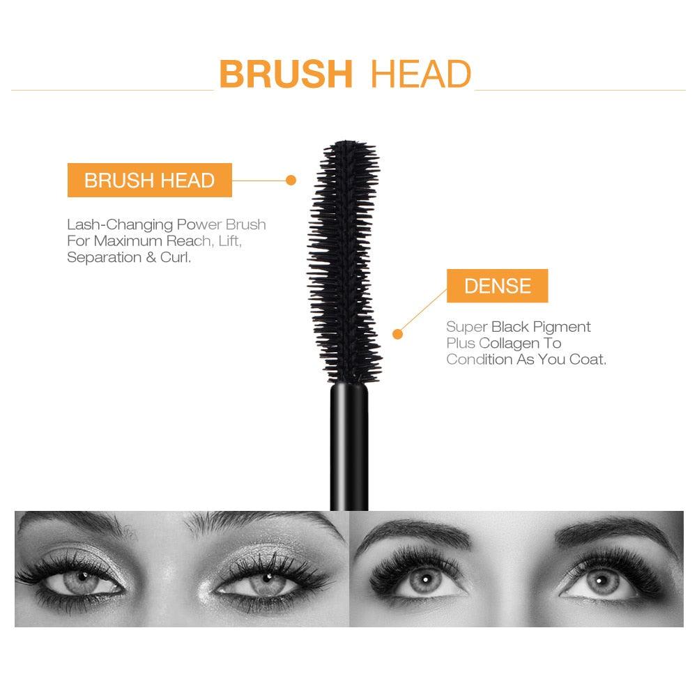 Gold Mascara 3D Brush head Long-wearing - Chic Beauty Stores