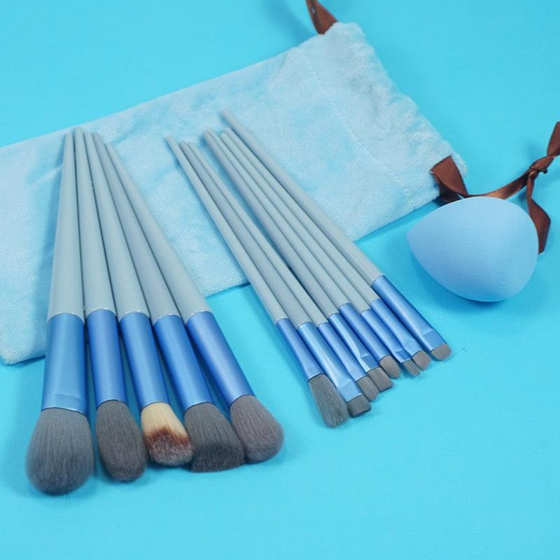 Makeup Brush Set 13Pcs Nylon - Chic Beauty Stores