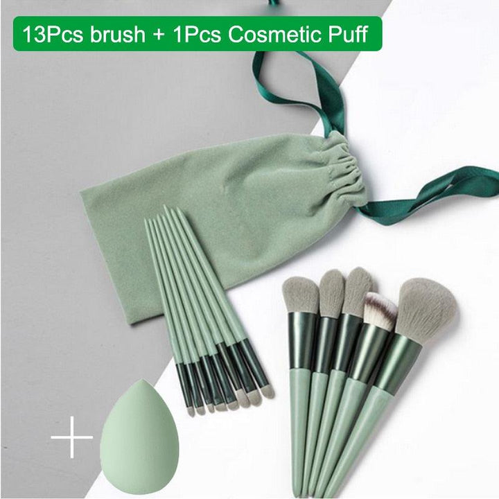 Makeup Brush Set 13Pcs Nylon - Chic Beauty Stores