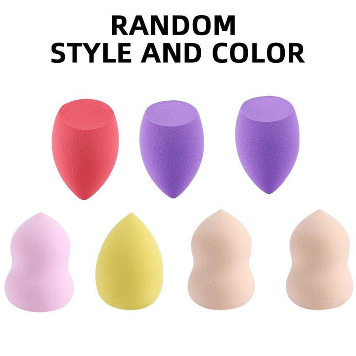 Makeup sponge Soft Egg Set 7pcs Colorful Cushion - Chic Beauty Stores