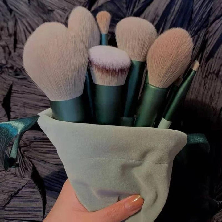 Soft Fluffy Makeup Brushes Set 13Pcs - Chic Beauty Stores