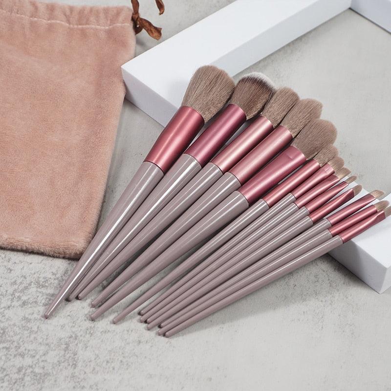 Makeup Brush Set 13Pcs Nylon - Chic Beauty Stores