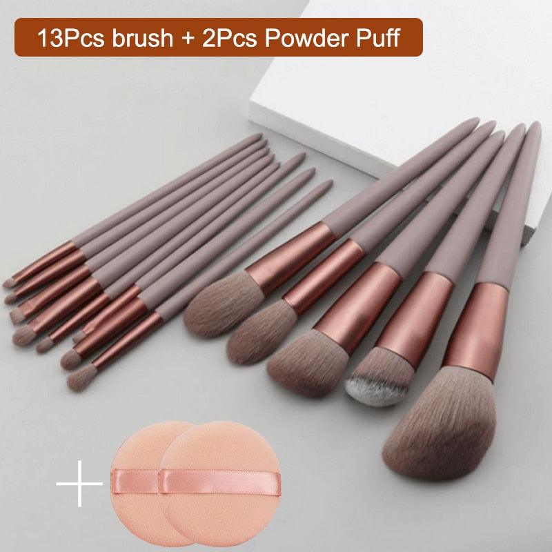 Makeup Brush Set 13Pcs Nylon - Chic Beauty Stores