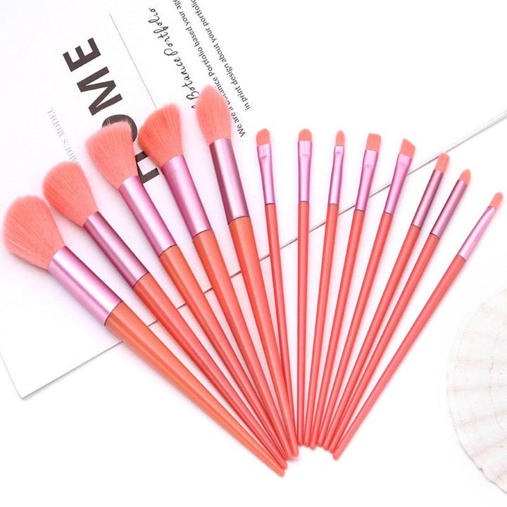 Soft Fluffy Makeup Brushes Set 13Pcs - Chic Beauty Stores