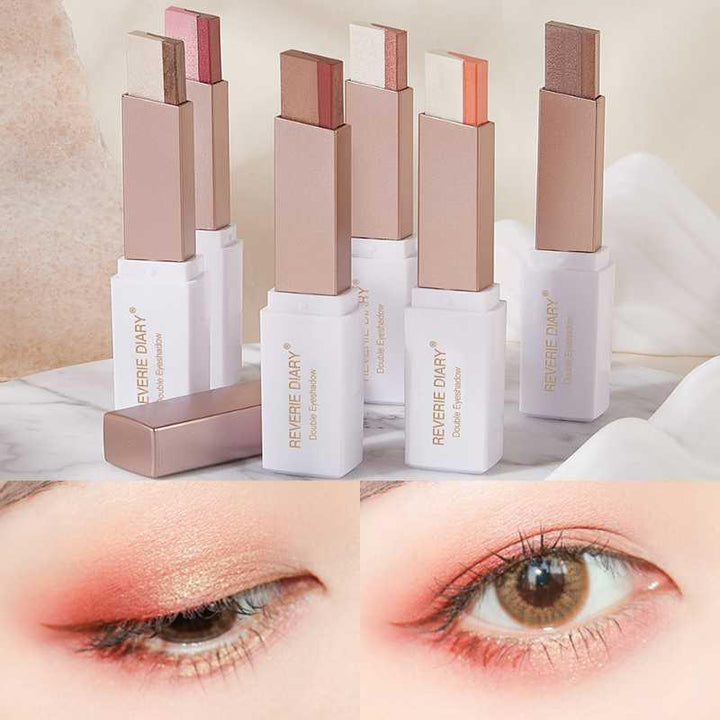 Eye shadow Double Color gradient eye makeup - Chic Beauty Stores