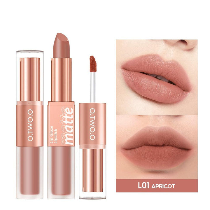 Lipstick 12 Colors Lip Gloss 2-in-1 Lip Tint - Chic Beauty Stores