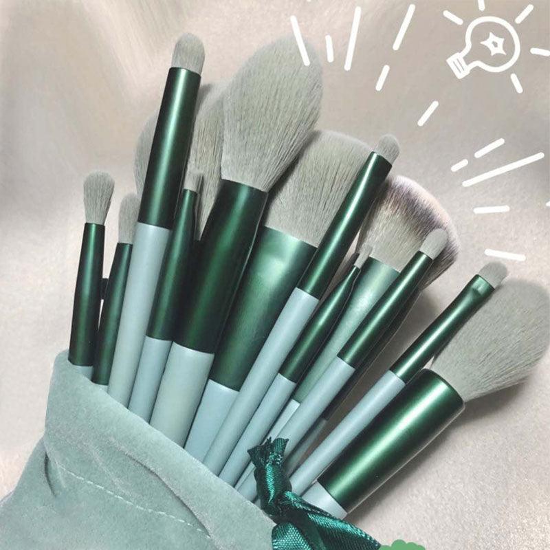 Soft Fluffy Makeup Brushes Set 13Pcs - Chic Beauty Stores