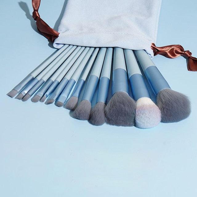 Soft Fluffy Makeup Brushes Set 13Pcs - Chic Beauty Stores