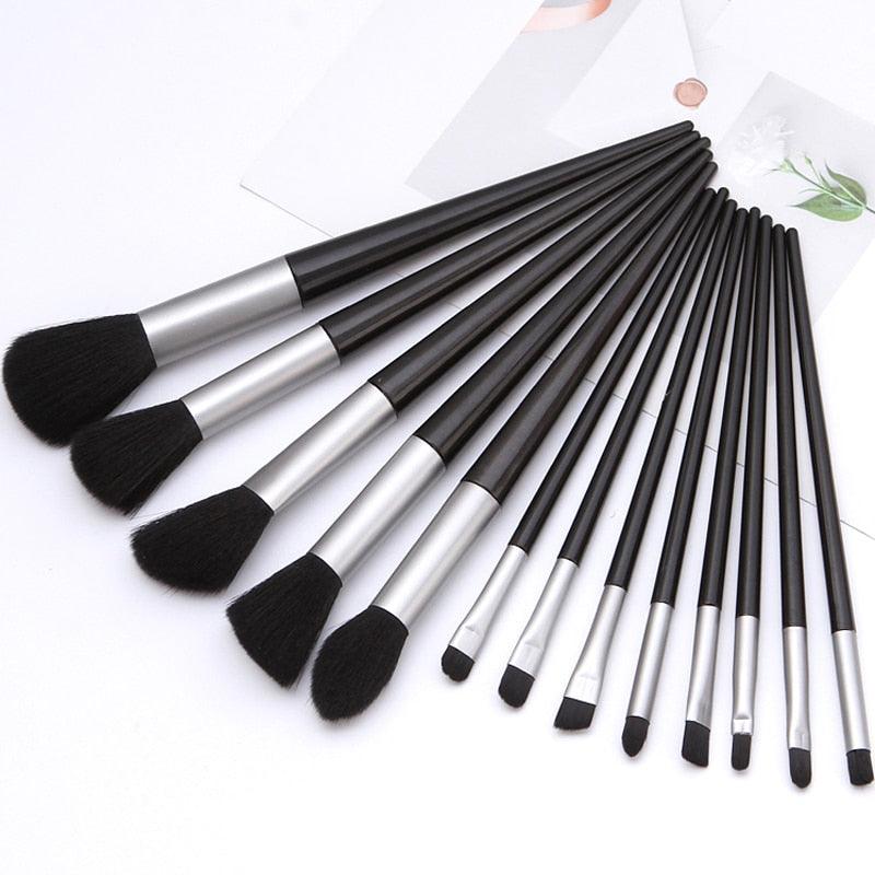 Soft Fluffy Makeup Brushes Set 13Pcs - Chic Beauty Stores