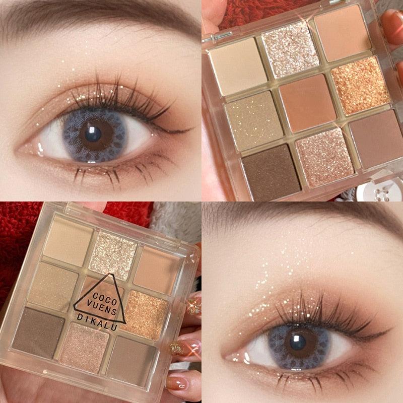 Eyeshadow New Nine-color palette - Chic Beauty Stores