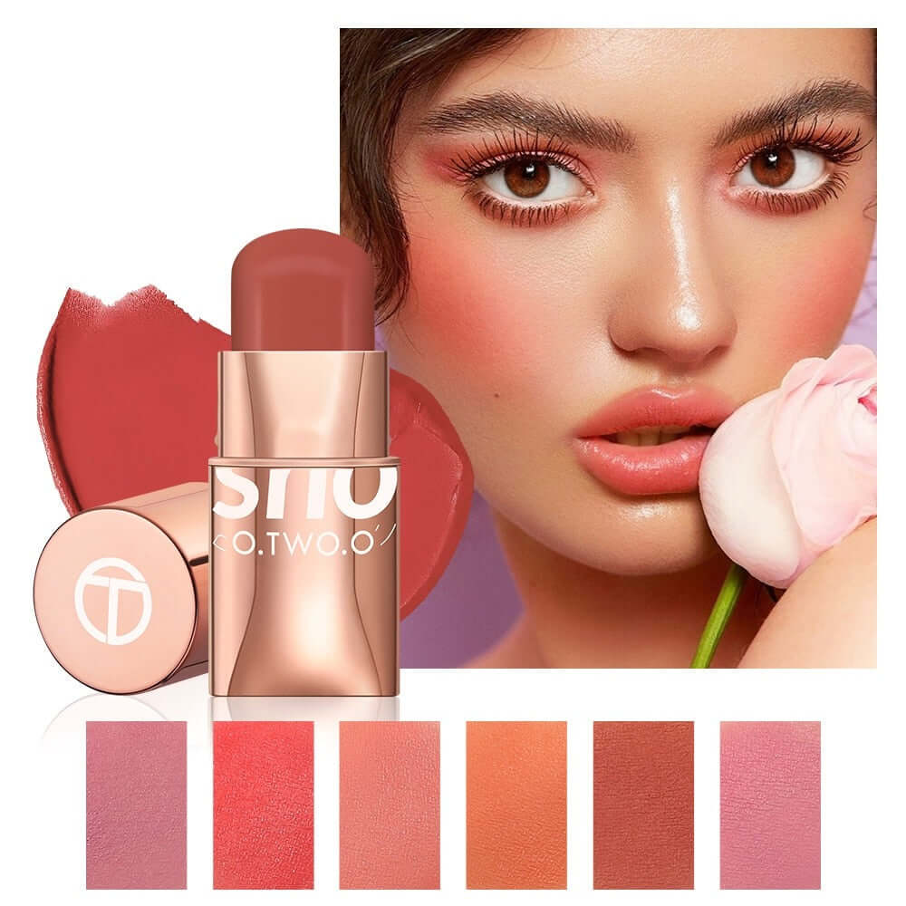 Blush Stick Cream Blusher 6 Colors Waterproof Long-lasting Lip - Chic Beauty Stores