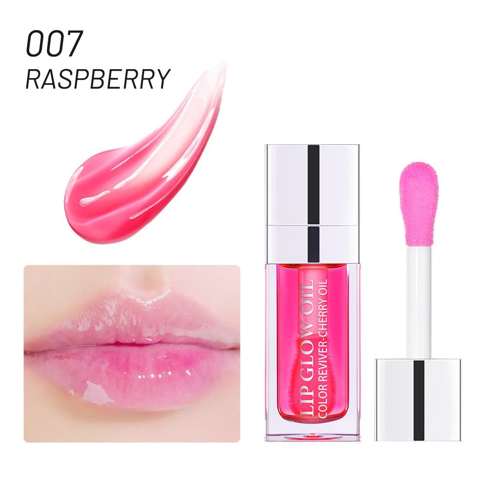 Lip Gloss crystal jelly moisturizing lip oil plumping - Chic Beauty Stores
