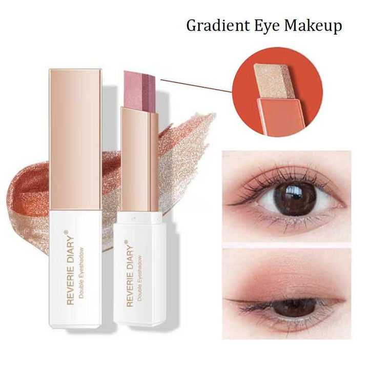 Eye shadow Double Color gradient eye makeup - Chic Beauty Stores